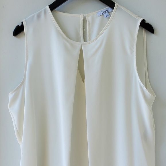 Bar III - White Sleeveless Blouse - L - Picture 1 of 7